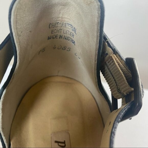 Paul Green | Christy Black Caged‎ Strappy Sandal Heel - Picture 8 of 16